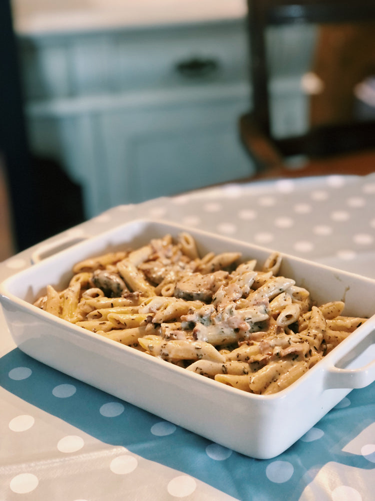 Creamy Bacon & Mushroom Pasta