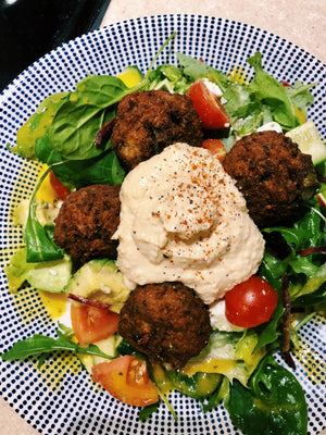 
                  
                    Load image into Gallery viewer, Falafel and Hummus Salad
                  
                