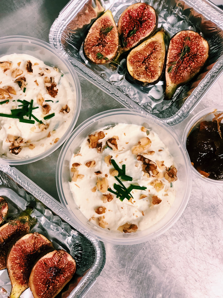 Whipped Goats Cheese & Baked Figs The Tipsy Kitchen