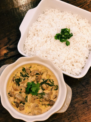 
                  
                    Load image into Gallery viewer, Mushroom &amp;amp; Spinach Stroganoff
                  
                