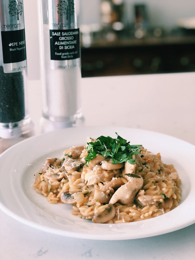 
                  
                    Load image into Gallery viewer, Chicken &amp;amp; Mushroom Orzo
                  
                