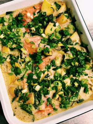 
                  
                    Load image into Gallery viewer, Fragrant Green Thai Salmon
                  
                