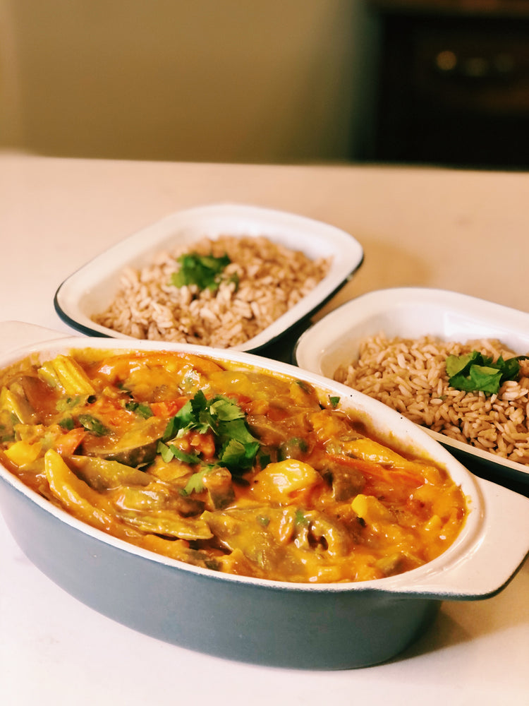 Thai Red Chicken or Vegetable Curry