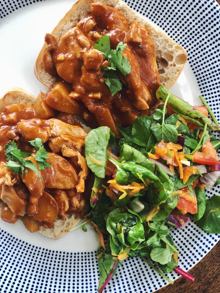 South African Chicken Bunny Chow