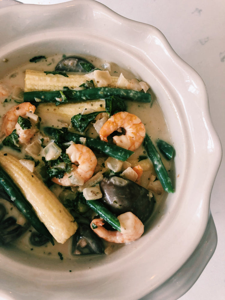 Thai Green Prawn or Vegetable Curry